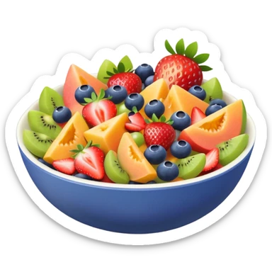 bowl of fruit salad























 sticker