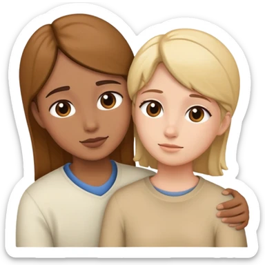 person offering support to another person sticker