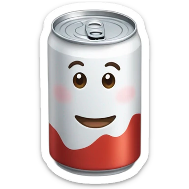 Can of soda sticker