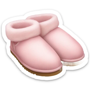 light pink ugg slippers sticker