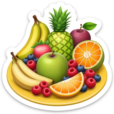 Fruit Plate sticker