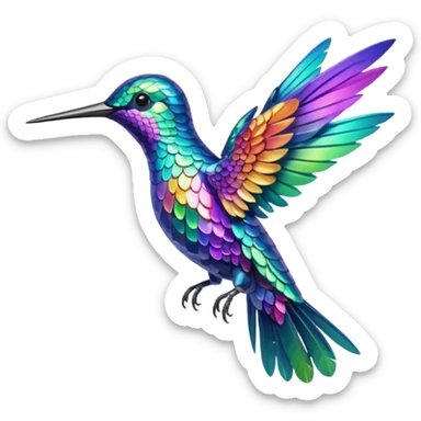 colibri sticker