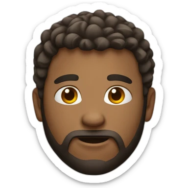 man with baskeball sticker