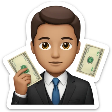 cash character sticker
