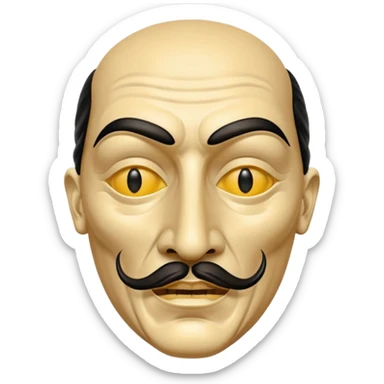Money heist dali mask  sticker