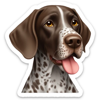 German shorthair pointer sticker