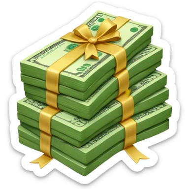 Maleta de dinero sticker