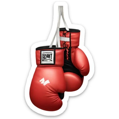 Boxing gloves sticker