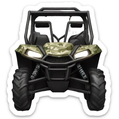 Polaris camouflage buggy atv sticker