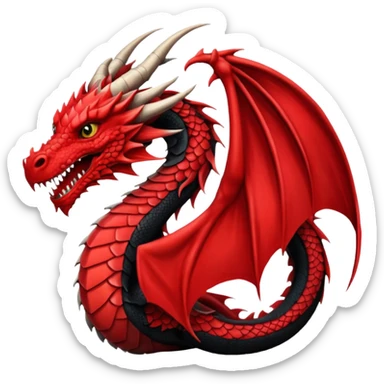 targaryen Dragon semboll sticker