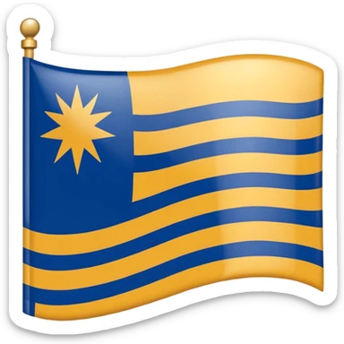 Flag of Folsom, California, US sticker