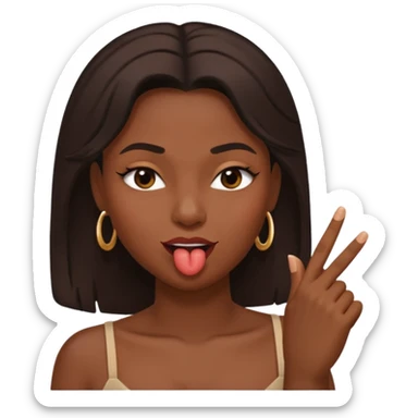 Emoji coquin avec le doigt dans le coin de la bouche 😏 avec ce regard là et cette tête qui se mord le doigt le visage plus dragueur romantique  sticker