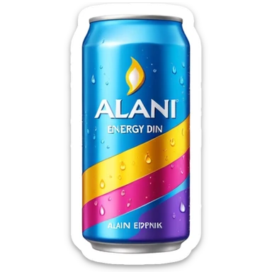 Alani energy drink sticker