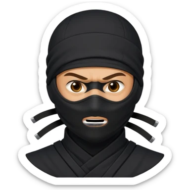 Erkek ninja sticker