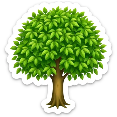 summer tree sticker