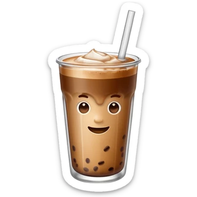 Ice coffee way too sweet sticker