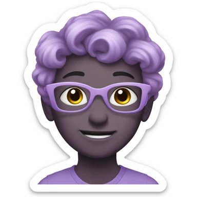 Lilac three sparks sticker