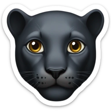 Panthère noire sticker