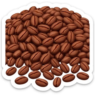 now generate beans of cocoa sticker