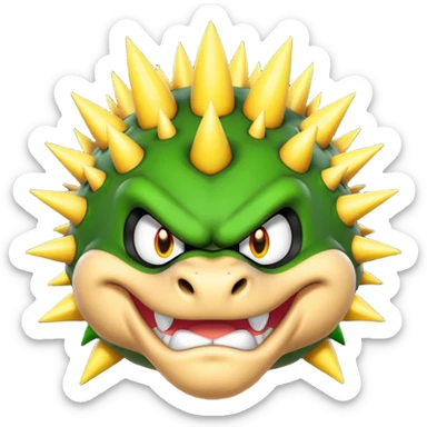 Bowser from the Super Mario Bros. Movie sticker