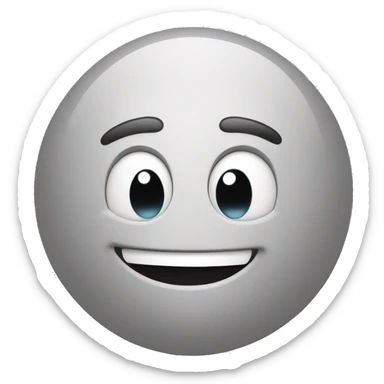 Big smile head sticker