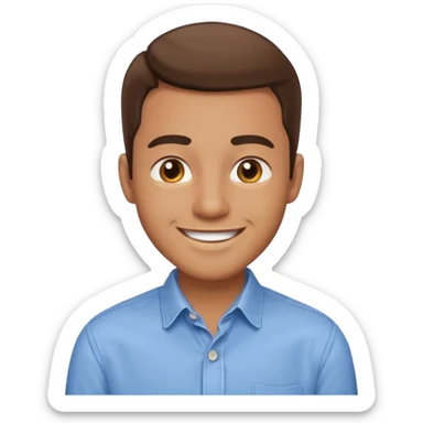 man wiht social skills sticker