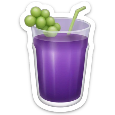 grape juice sticker