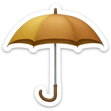 autumn umbrella sticker