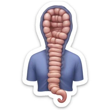 Intestinal obstruction for medical app sticker