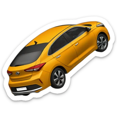 Voiture modèle i20 hyundai couleur vert mangrove sticker