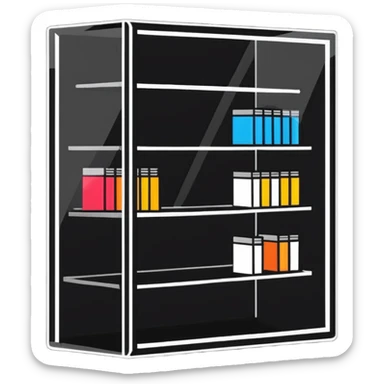 product showcase display sticker