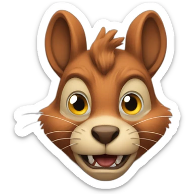 Brutal Squirrel sticker