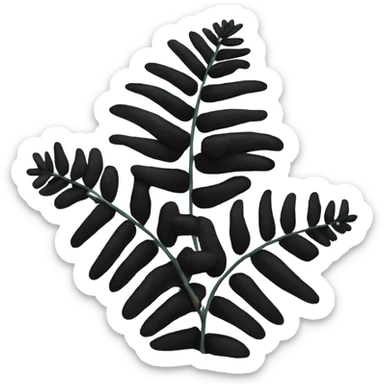 black fern sticker