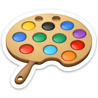artist's palette sticker