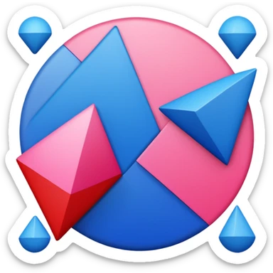 🌌📈💙❤️‍🔥🌸 sticker