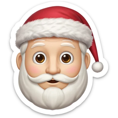 gere um emoji fofo de natal sticker