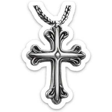 Chrome hearts cross sticker