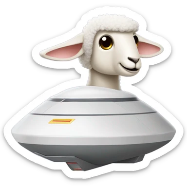 star trek starsheep enterprise   sticker