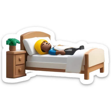 Playmobil qui dort sticker