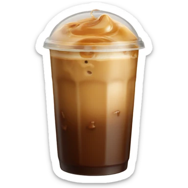 Iced coffee caramel  sticker