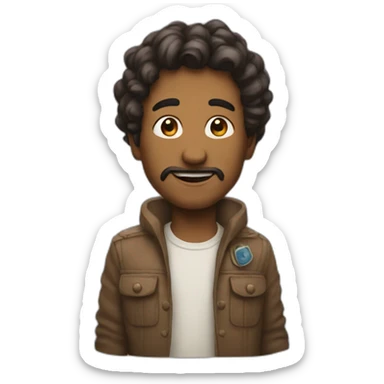 emoji, but in my world emoji means anchient painting sticker