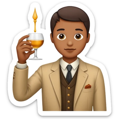 Me taking a shot of liquor sticker