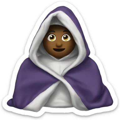 Hooded Blanket Throws sticker