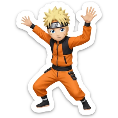 Naruto anime hinta sticker