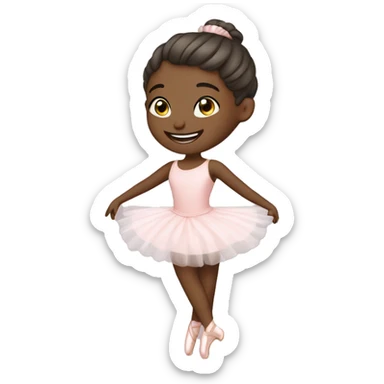 happy Ballerina ￼ sticker