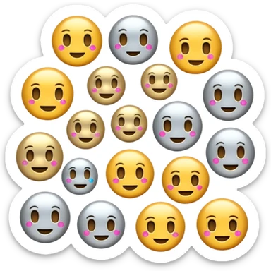 can you make a aesthetic emoji sticker