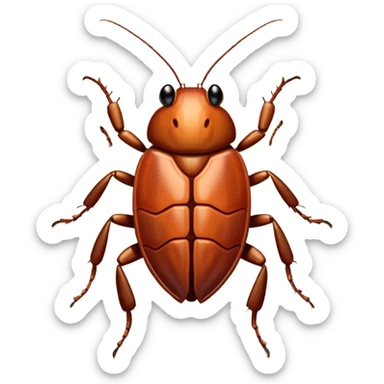 Dancing cockroach sticker