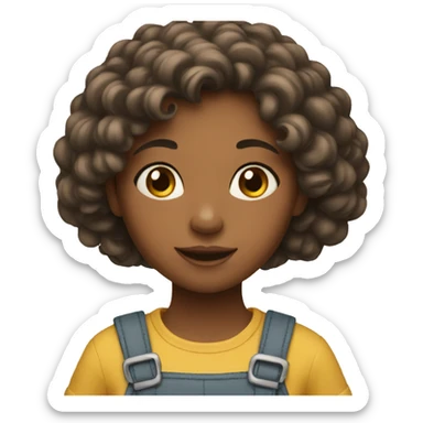 girl lives in a house sticker