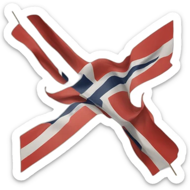 flag norway sticker