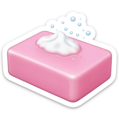 "fight club" pink soap 3/4 + foam sticker